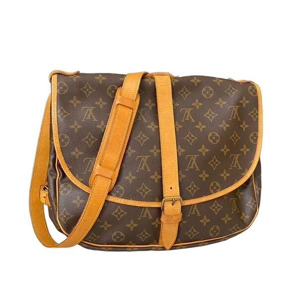 Louis Vuitton Monogram Saumur 35 Shoulder/Crossbody Bag 💼 AR0932 - Picture 3 of 17